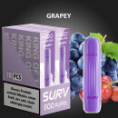 HQD Surv - E-Zigarette 20mg Nik (600 Z&uuml;ge) - Grapey...