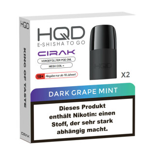 HQD Cirak Pod - Dark Grape Mint (5x)